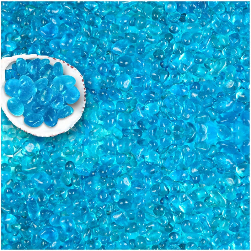 BXI 2.2 Lbs Small Aquarium Substrate Gravel Sand, Polished Smooth Fish Tank Gravel, Colorfast Uncoated White Natural Pebbles, Decorative Stones for Vase Fillers, Fairy Garden, Potted Plants - Image 1